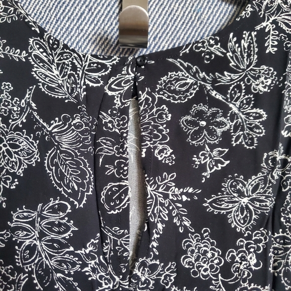 Old Navy - Black & White Botanical Sundress - Size XL - NWOT - Picture 4 of 6